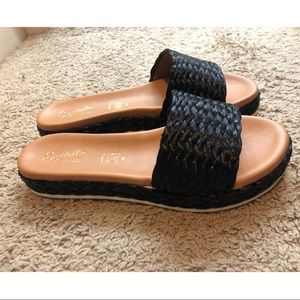 Slide on sandals